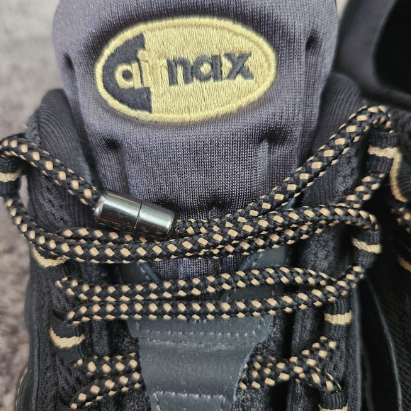 Nike Air Max 95 PRM US 15 Men's Black/Gold/Grey Anthracite Retro 538416 007 - Picture 8 of 11